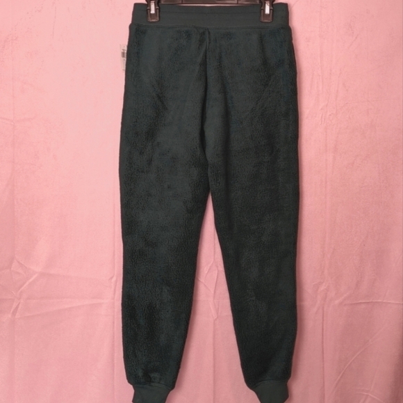 Old Navy Forest Green Mid Rise Sherpa Sweatpants with Pockets size XS - Picture 6 of 10